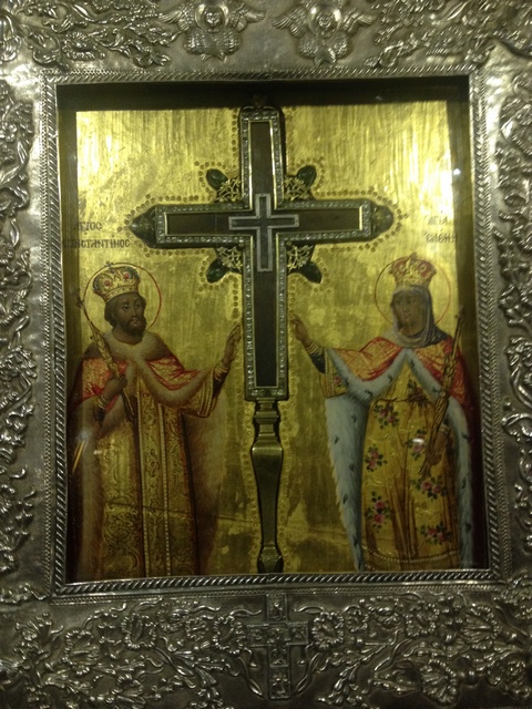 Самая большая частичка Креста Господня. Находится в греческом пределе.JPG