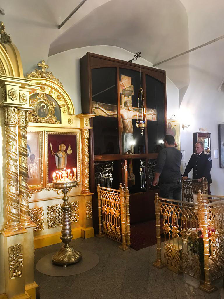 Животворящий Крест Господень в храме Годеново